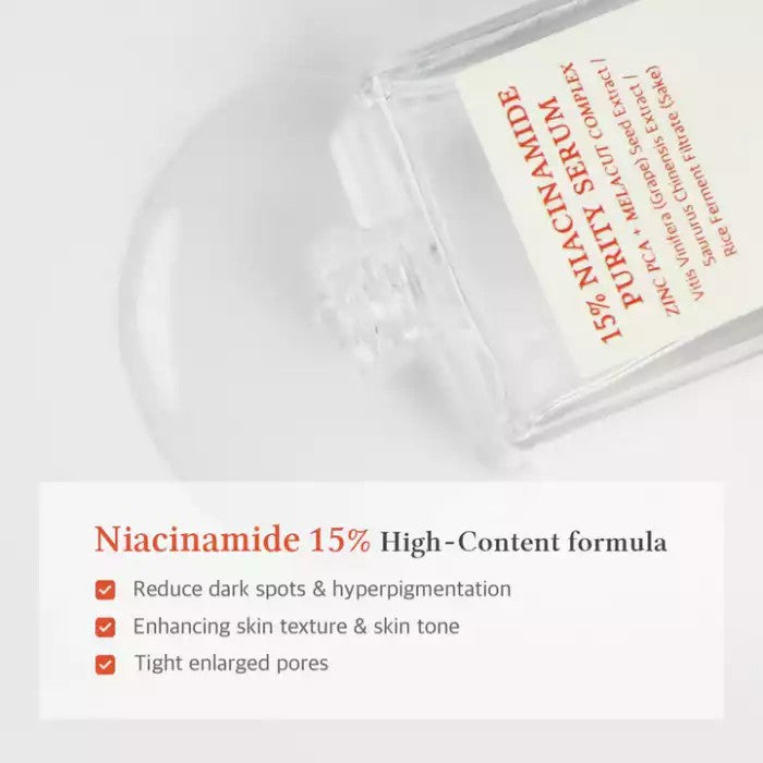 Dr.Althea 15% Niacinamide Purity Serum | Brightening & Pore-Minimizing Face Serum | Vegan Korean Skincare | 30ml Dr.Althea