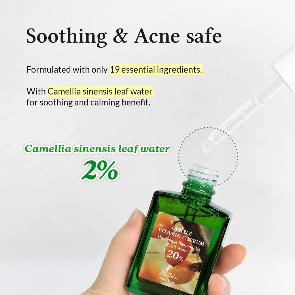 Dr.Althea Gentle Vitamin C Serum | Daily Vitamin C Serum for All Skin Types | Helps Remove Dark Spots & Uneven Skin Tone | Korean Vegan Skincare | 30ml Beauty Matters