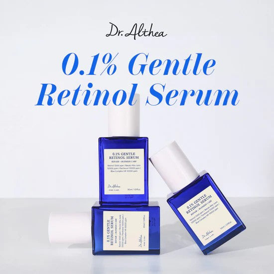 Dr.Althea 0.1% Gentle Retinol Serum | Helps Reduce Wrinkles, Fine Lines, and Signs of Aging | Gentle Skincare for Day & Night | Korean Vegan Skin Care for All Skin Types | 30ml Dr.Althea