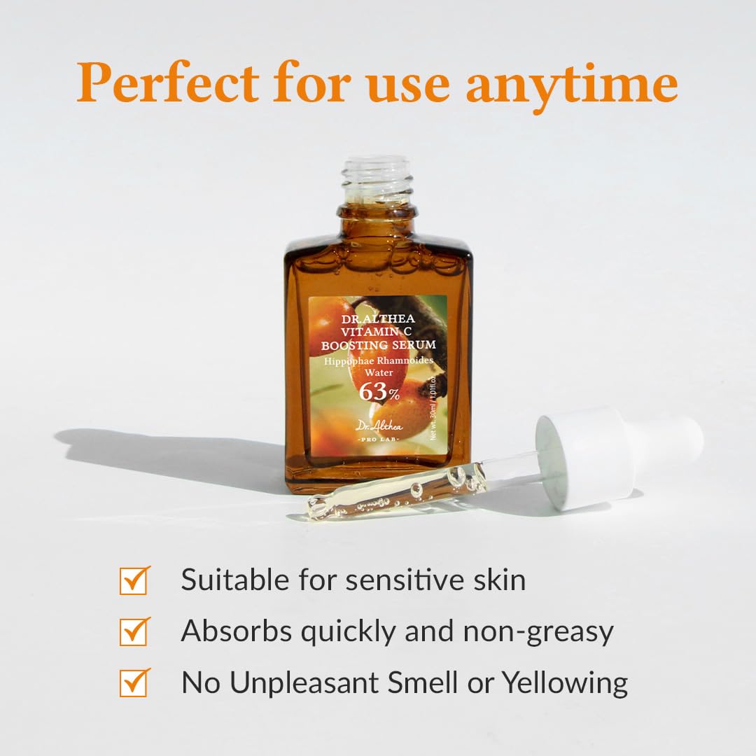 Dr.Althea Vitamin C Boosting Serum, Skin Care, Even Skin Tone, Vegan, Korean Skincare, 30 ml Dr.Althea