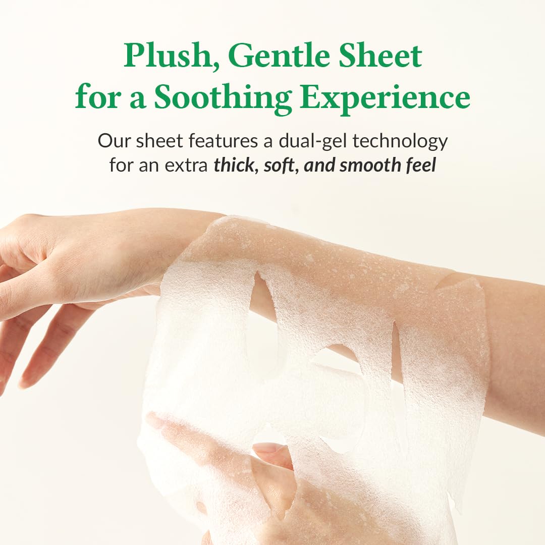 Dr. Althea Cushion Veil Calming Mask | Cooling Sheet Mask to Reduce Redness | CICA Complex for Soothing Irritated Skin | Vegan Korean Skincare | 35g x 4 Sheet Dr.Althea