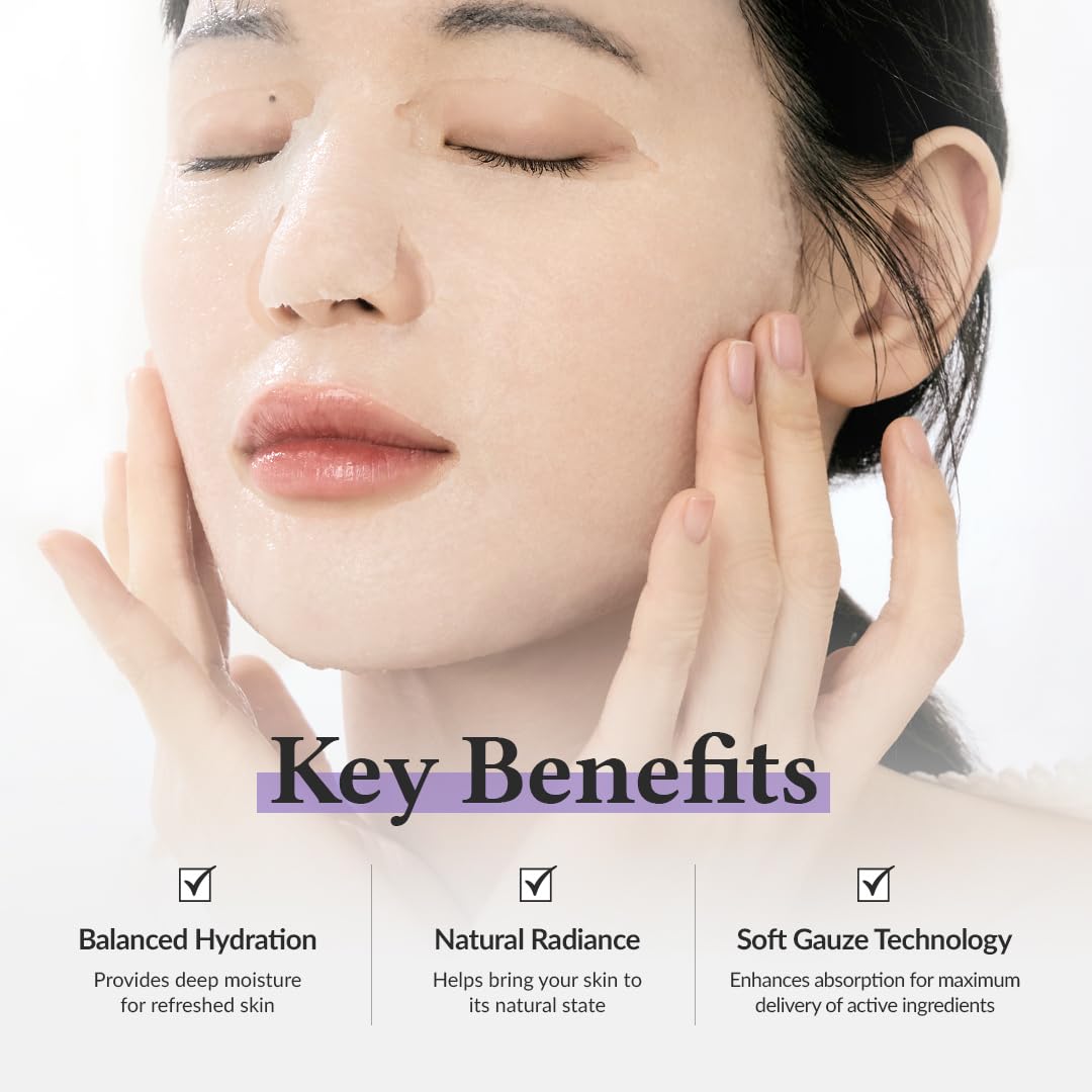 Dr. Althea Jelly Seal Dewy Mask | Hydrating & Radiance Boosting Sheet Mask with PhytoPDRN Lotus | Vegan Korean Skincare | 28g x 4 Sheets Dr.Althea