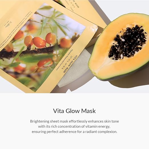 Dr.Althea Vita Glow Mask | Vegan Korean Skincare | 28g x 4 Sheet Dr.Althea