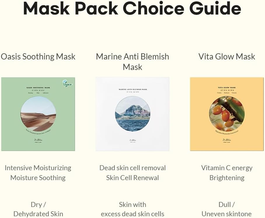 Dr.Althea Vita Glow Mask | Vegan Korean Skincare | 28g x 4 Sheet Dr.Althea