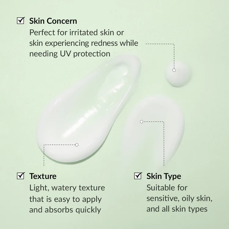 Dr.Althea Green Tea Fresh Sunscreen SPF 50+ PA++++ | Lightweight, Non-Greasy UV Protection | Vegan Korean Skincare | 45ml Beauty Matters