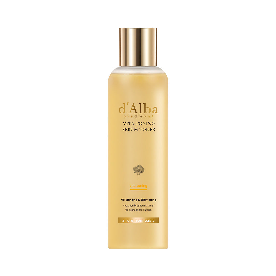 d'Alba Piedmont White Truffle Vita Toning Serum Toner, Glass Skin with Double Vitamin Skincare, Face Moisturizer, 180ml d'alba Piedmont