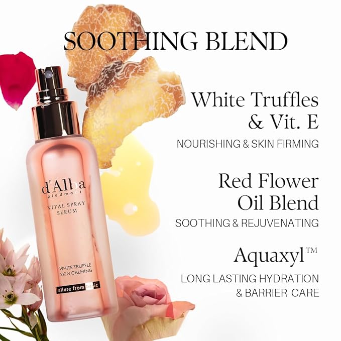 d'Alba Piedmont Italian White Truffle Vital Spray Serum 100ml d'Alba
