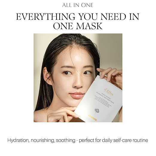 d'alba Piedmont Italian White Truffle Nourishing Treatment Mask 25ml x 5Pcs d'Alba