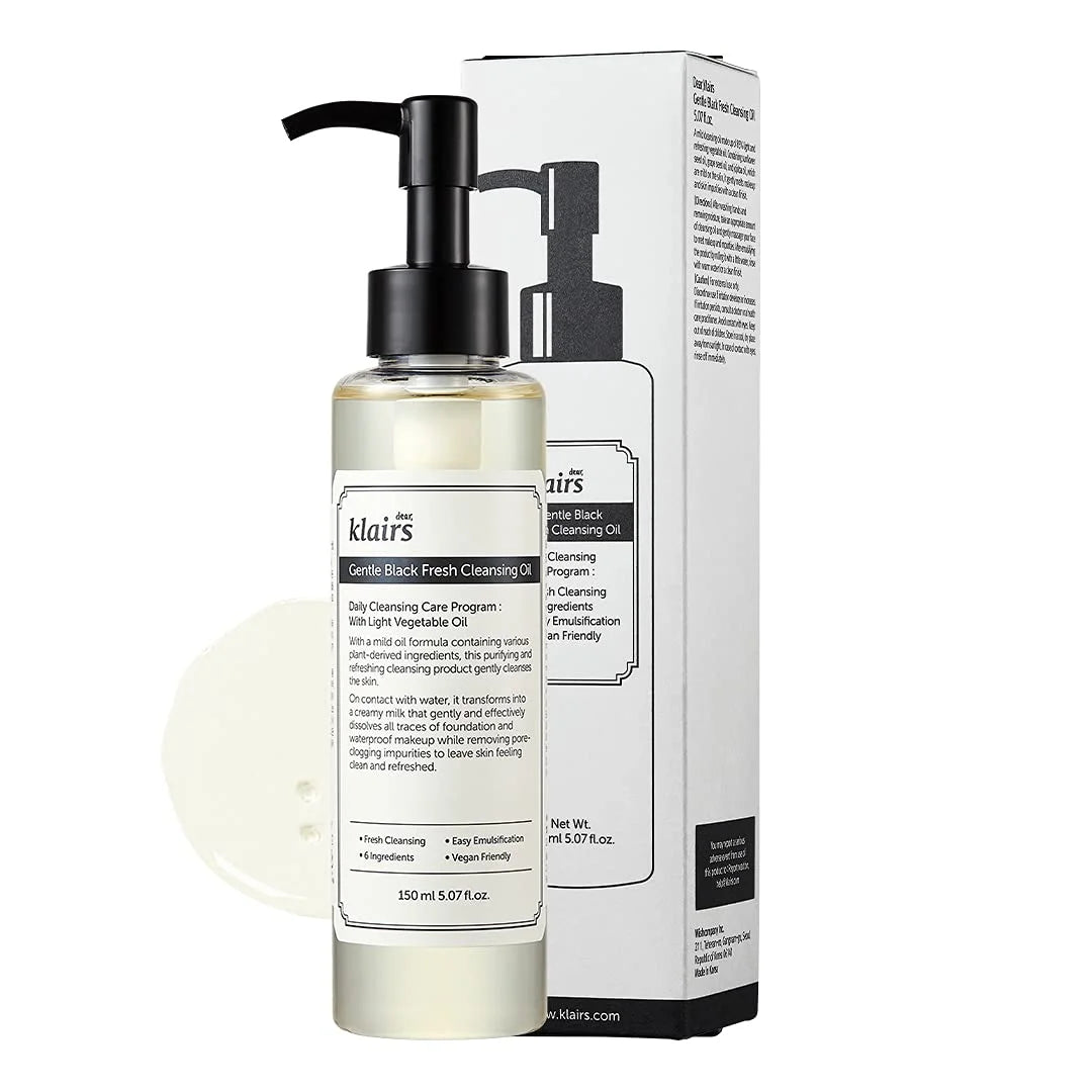 Dearklairs Gentle Black Fresh Cleansing Oil - 150Ml