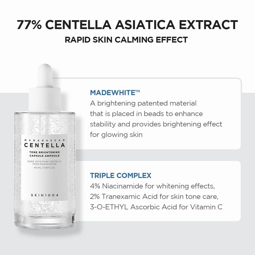 SKIN1004 Madagascar Centella Tone Brightening Capsule Ampoule