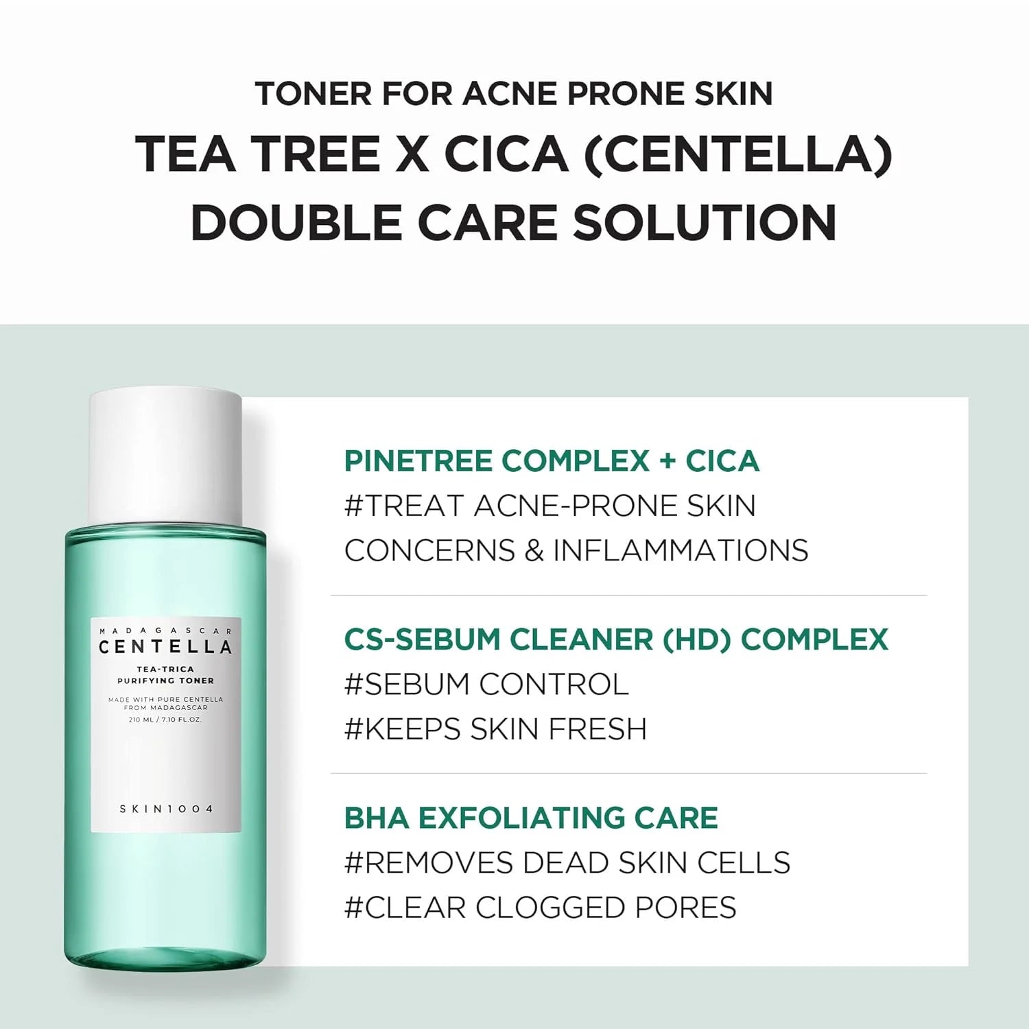 SKIN1004 Madagascar Centella Tea-Trica Purifying Toner