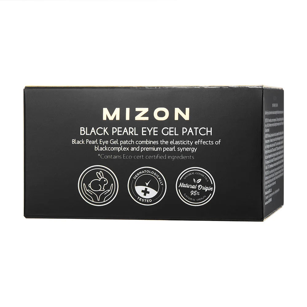 Mizon Black Pearl Eye Patch Masks | Eye Treatment Mask Reduces Wrinkles And Puffiness | 60 Pcs