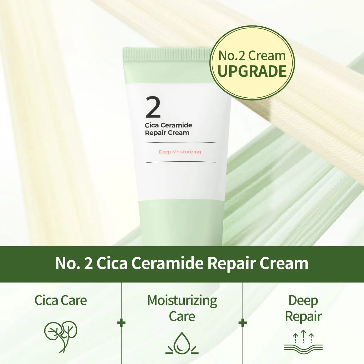 Numbuzin No.2 Cica Ceramide Repair Cream - 50Ml