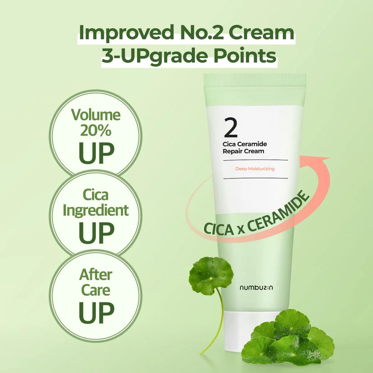 Numbuzin No.2 Cica Ceramide Repair Cream - 50Ml