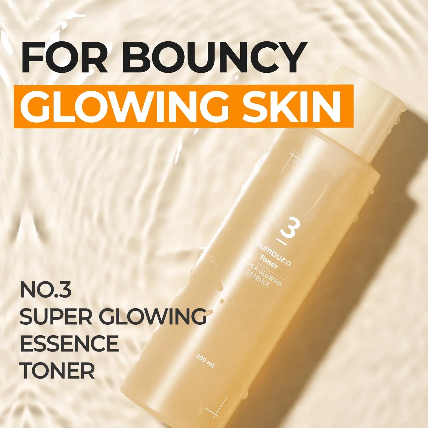 Numbuzin No.3 Super Glowing Essence Toner - 100 Ml