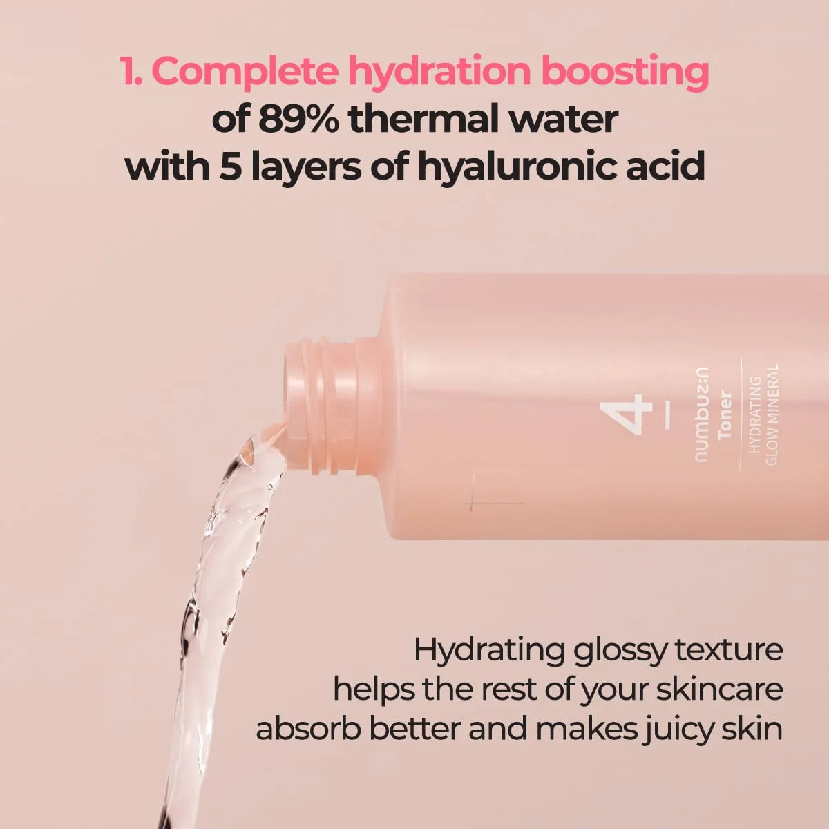 Numbuzin No.4 Hydrating Glow Mineral Toner 200Ml
