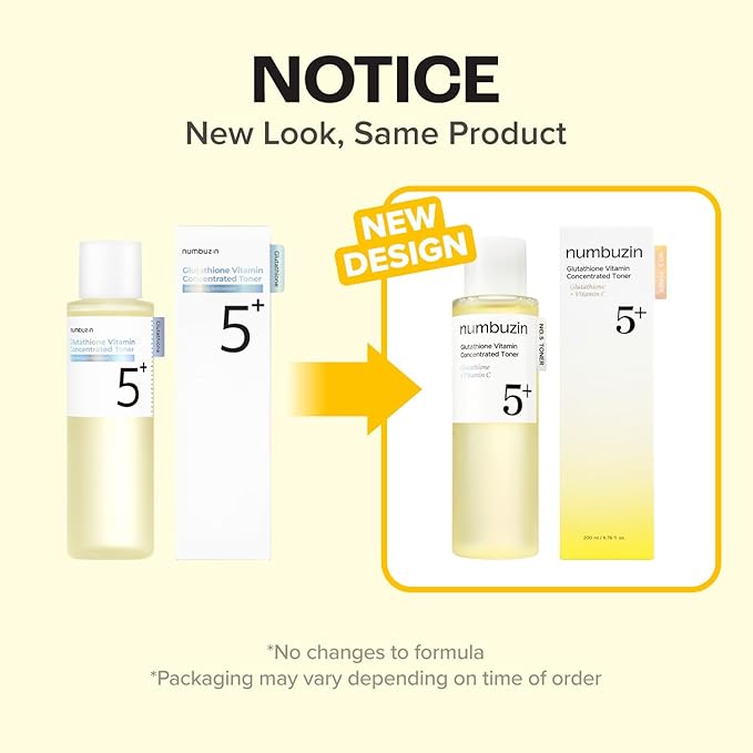 Numbuzin No.5 Vitamin Boosting Essential Toner, Radiance-Boosting Vitamin Toner for Uneven & Dull Skin, 200ml Beauty Matters