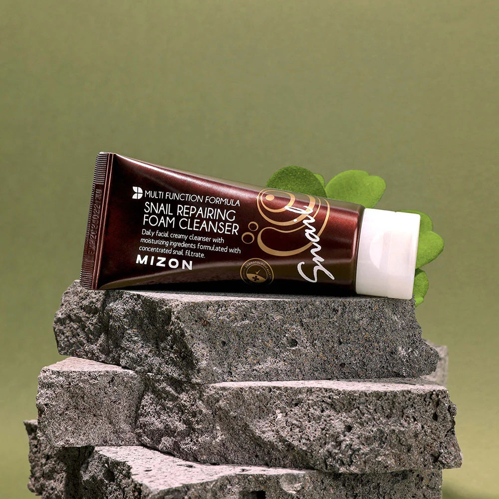 Mizon Multi Function Formula | Snail Repairing Foam Cleanser | 60Ml