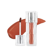 TIRTIR Waterism Tinted Lip Gloss, Kiss Ready Lipgloss, 12H Long Lasting Non Sticky Natural Tinted Glow Korean Multiuse Cheek and Lip Tint for Women gift, #04 FIG PEACH| 1.8g TIRTIR