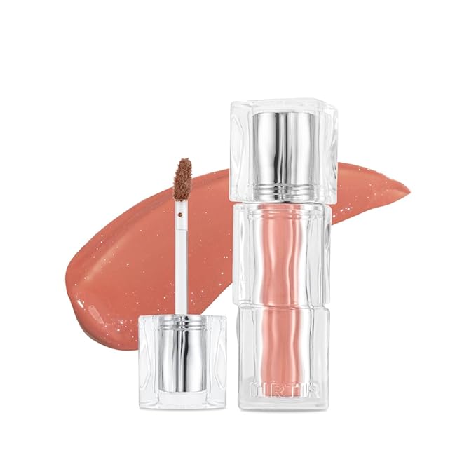 TIRTIR Waterism Tinted Lip Gloss, Kiss Ready Lipgloss, 12H Long Lasting Non Sticky Natural Tinted Glow Korean Multiuse Cheek and Lip Tint for Women gift, #09 SALMON SYRUP| 1.8g TIRTIR