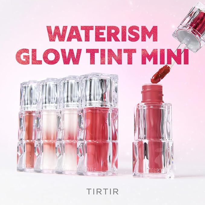 TIRTIR Waterism Tinted Lip Gloss, Kiss Ready Lipgloss, 12H Long Lasting Non Sticky Natural Tinted Glow Korean Multiuse Cheek and Lip Tint for Women gift, #24 LOVABLY| 1.8g TIRTIR