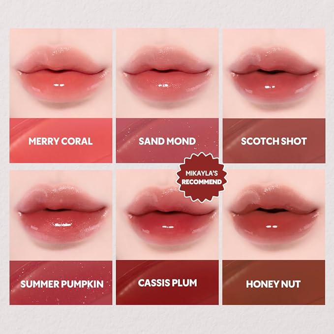 TIRTIR Waterism Tinted Lip Gloss, Kiss Ready Lipgloss, 12H Long Lasting Non Sticky Natural Tinted Glow Korean Multiuse Cheek and Lip Tint for Women gift, #24 LOVABLY| 1.8g TIRTIR