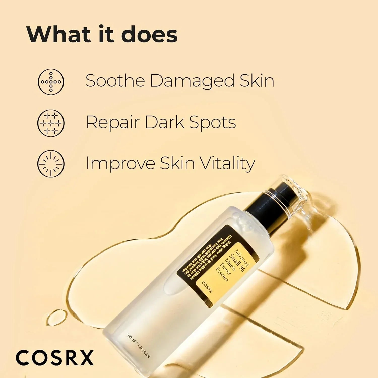 Cosrx Advanced Snail 96 Mucin Power Essence (100Ml) Cosrx