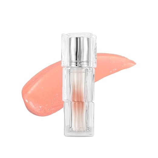 TIRTIR Waterism Tinted Lip Gloss, Kiss Ready Lipgloss, 12H Long Lasting Non Sticky Natural Tinted Glow Korean Multiuse Cheek and Lip Tint for Women gift, #22 SNOWY PEACH| 1.8g TIRTIR