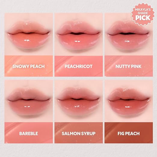 TIRTIR Waterism Tinted Lip Gloss, Kiss Ready Lipgloss, 12H Long Lasting Non Sticky Natural Tinted Glow Korean Multiuse Cheek and Lip Tint for Women gift, #22 SNOWY PEACH| 1.8g TIRTIR