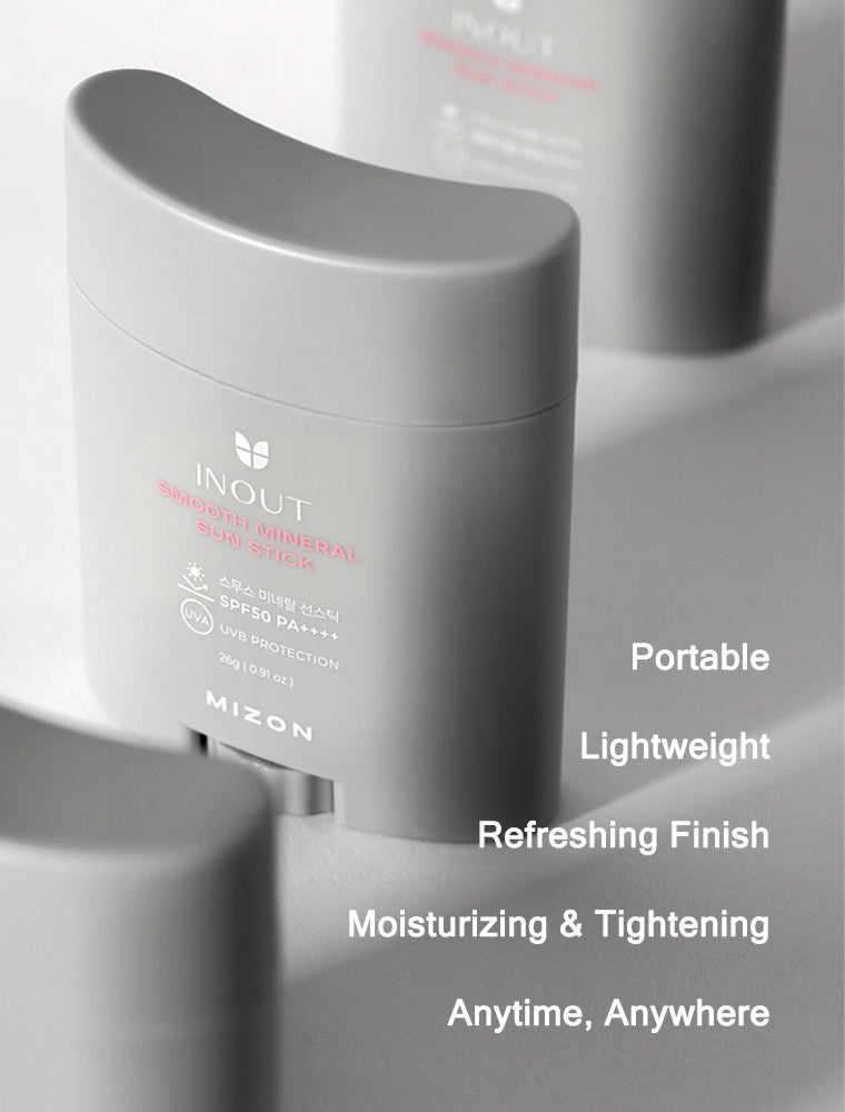 Mizon Inout Smooth Mineral Sun Stick Spf50 Pa++ 26g Mizon